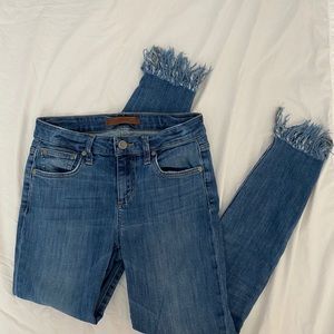 Frayed Ankle Joe’s Skinny Jeans